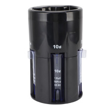 5-in-1 Space Saving Coin Sorter & Counter, High Efficiency Plastic Holder