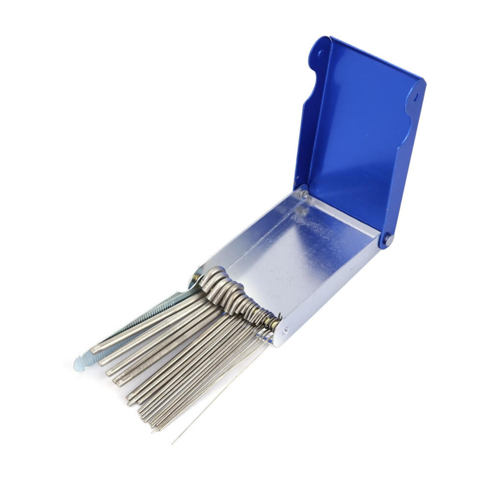 Welding Tip Cleaner 22Pcs Stainless Steel Nozzle Cleaning Tool Set Improves Gas Flow With Storage Box 9094768191163