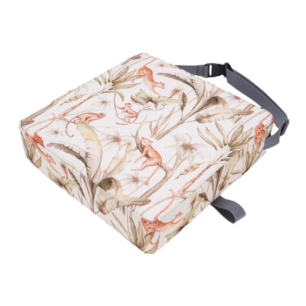 Toddler Booster Seat with Elastic Straps, 32x32x8.5cm, Anti-Slip, Portable