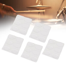 30 pcs Transparent Silicone Drum Gel Pads for Vibration Control and Tone Shaping