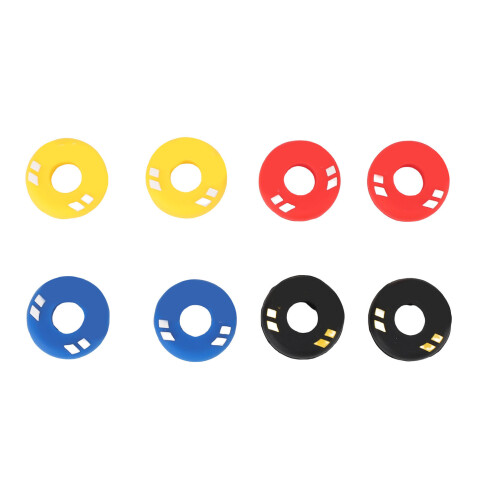 8 Pack Tennis Racket Vibration Dampeners Rubber Shock Buffer – 4 Colors 1