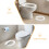 2Pièces Protection Wc Enfant Coussinet PVC 8