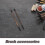 2Pièces Manche En Bambou, Usage Artistique Projets DIY 7