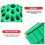 1Pièces De Stockage Vert ABS Pour Forets Avec Base Stable 8