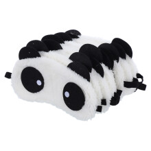 10 pièces masque panda en tissu peluche