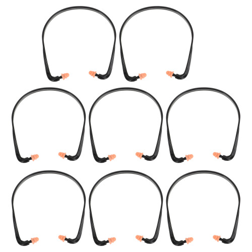 16Pièces Boules Silicone Noires Banded Réduction Bruit