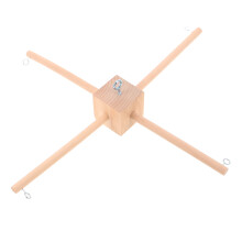 1Ensemble Support Bois Mobile Bébé Cadre Suspendu Kit DIY Décoration