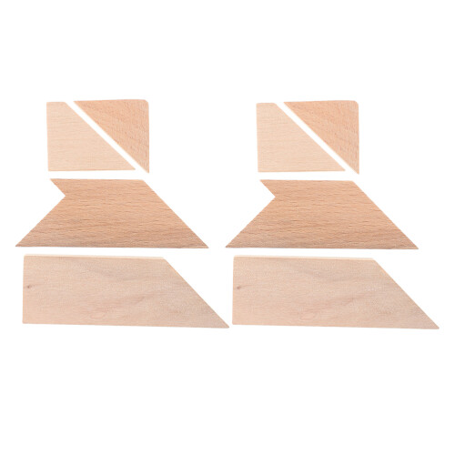 8 Pièces Bois T Éducatif Assemblage Enfants 2