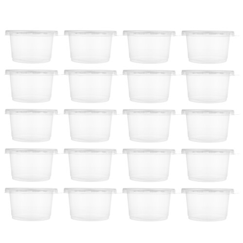 100Pièces À Soupe Jetables En Transparent
