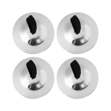 4Pièces Mini Cymbales Doigt Cuivre Argent, Instrument Rythme Enfants