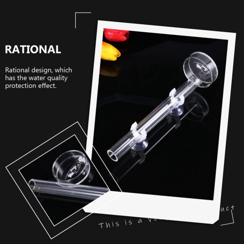1Ensemble Tube D'alimentation Aquarium Transparent En 2