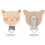 6 Pièces Clips Pour En Bois Bébé Avec Motif 9