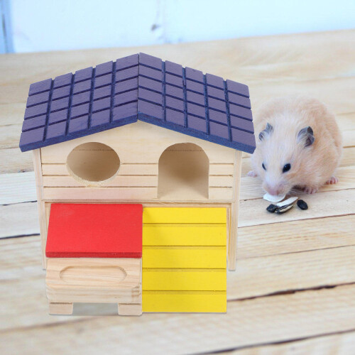 Hamster En Bois Refuge Animal Villa 2