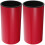 2Pièces Rangement Couteaux Rouge Nettoyage Facile Optimisé 2