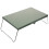 2Pièces Table Camping Pliable Acier Vert Olive Extérieur 1