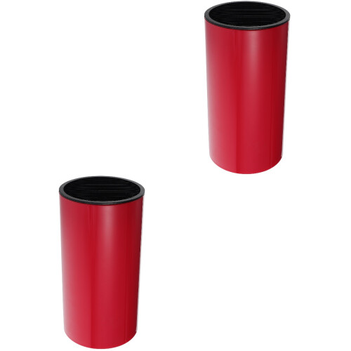 2Pièces Rangement Couteaux Rouge Nettoyage Facile Optimisé 2