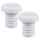 1Paire Embouts Guidon Blancs Polyuréthane Résistant 10