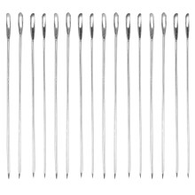 100Pièces Aiguilles Tapestry Argentées Robustes Accessoires Tricot
