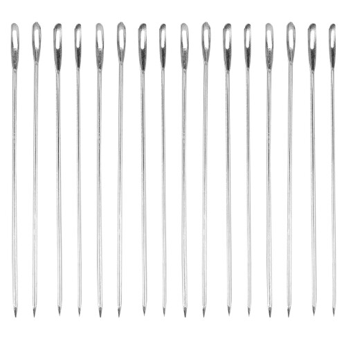 100Pièces Aiguilles Tapestry Argentées Robustes Accessoires Tricot
