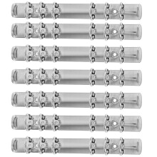 7Pièces Inserts Classeur Métal Pour Carnet A6 6 Anneaux Argent Durable