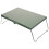 2Pièces Table Camping Pliable Acier Vert Olive Extérieur 3