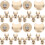 24Pièces Fermoirs Métalliques Dorés Chat Pour Remplacement De Sacs 6