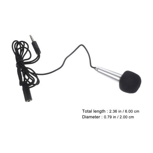 2Pièces Micro Mini Portable En Alliage Pour Enfants Chant 1