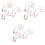 9Ensembles Ensemble Bijoux Collier Bracelet Perles Fille 3