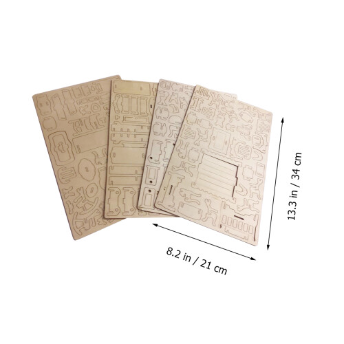 Lot De 34 Pièces Kit De De Meuble Bricolage 3D