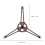 3Pcs Microwave Turntable Ring Triangle Tray Support Holder Rack 2