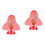 2Pièces Thermomètres Bain Rose PP Cartoon Facile Lecture 6