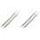 4 Pcs 30cm Antique Iron Chain Strap Handle For Handbag Luggage Silver 2