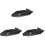3Pièces Protection Noir Plastique Robuste 4