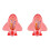 2Pièces Thermomètres Bain Rose PP Cartoon Facile Lecture 4
