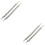 4 Pcs 30cm Antique Iron Chain Strap Handle For Handbag Luggage Silver 6