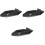3Pièces Protection Noir Plastique Robuste 5