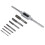 8 in 1 Tap Tool Set Thread Metric Machine Hand Screw Thread Plug Taps Set 4