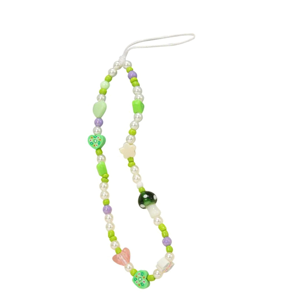2Pcs Multi-Function Phone Lanyard Anti-Skid Portable Wrist Strap Green 3613407245003