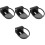 4pcs Equipment Rack Acrylic Monitor 5