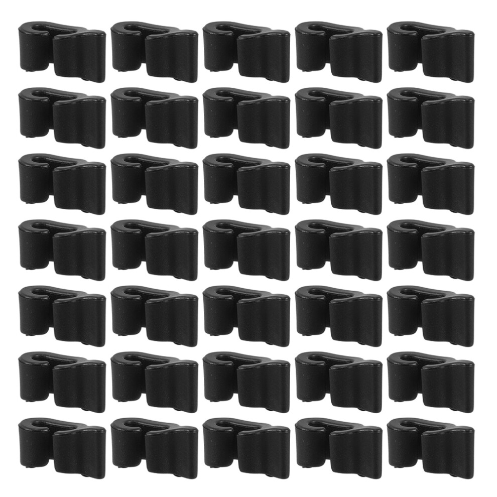 320Pcs Reinforcement Clasp Plastic Cabinet Organizer Door Lock Buckles 3613454222798