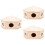 3Pièces En Bois Pour Hamsters Beige Résistantes Douces 7