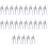25Pcs White Decorative Dog Tail Hooks Wall Mounted Key Coat Hat Hanger 7