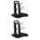 2Pcs Black Dumbbell 3 Layer Storage Rack Durable PP Fitness Stand 5