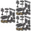 6 Sets Miniature Simulation Military Equipment Models For Children 8