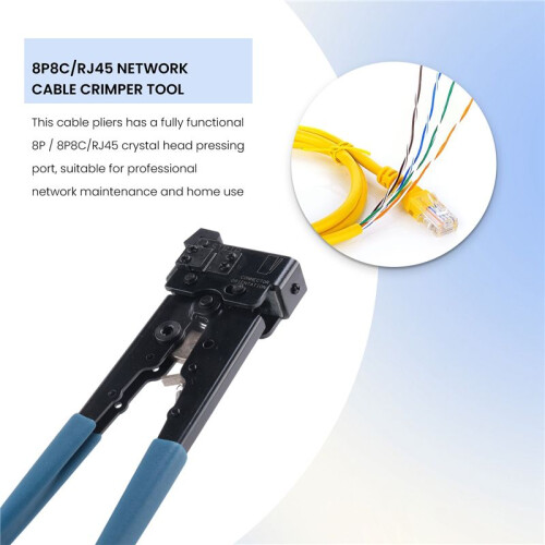 For RJ45 8P8C 8P LAN Ethernet Network Cable Cord Crimper Crimping Tool 2