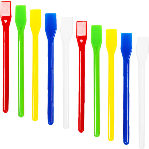 100Pcs Assorted Color Mixing Rods Paint for Art