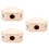 3Pièces En Bois Pour Hamsters Beige Résistantes Douces 8