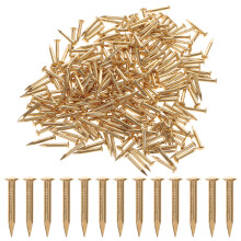 5Packs Golden Copper Nails for Hanging Pictures and Wood DIY Use