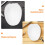 12Pcs Nylon Paint Strainer Bags Fine Mesh Drawstring White for Storage 6