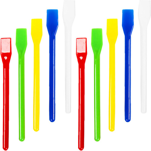 100Pcs Assorted Color Mixing Rods Paint for Art 1